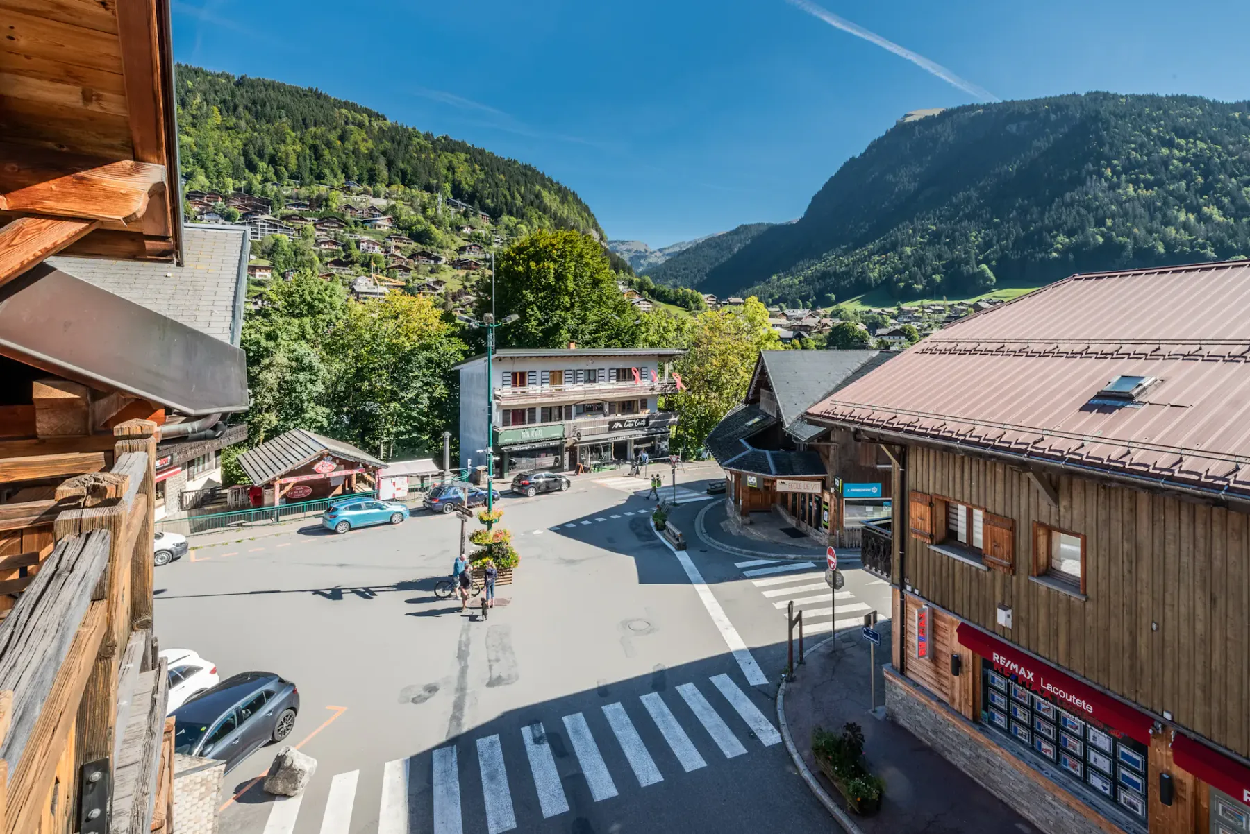 Exterior building ski apartment Garapa Morzine