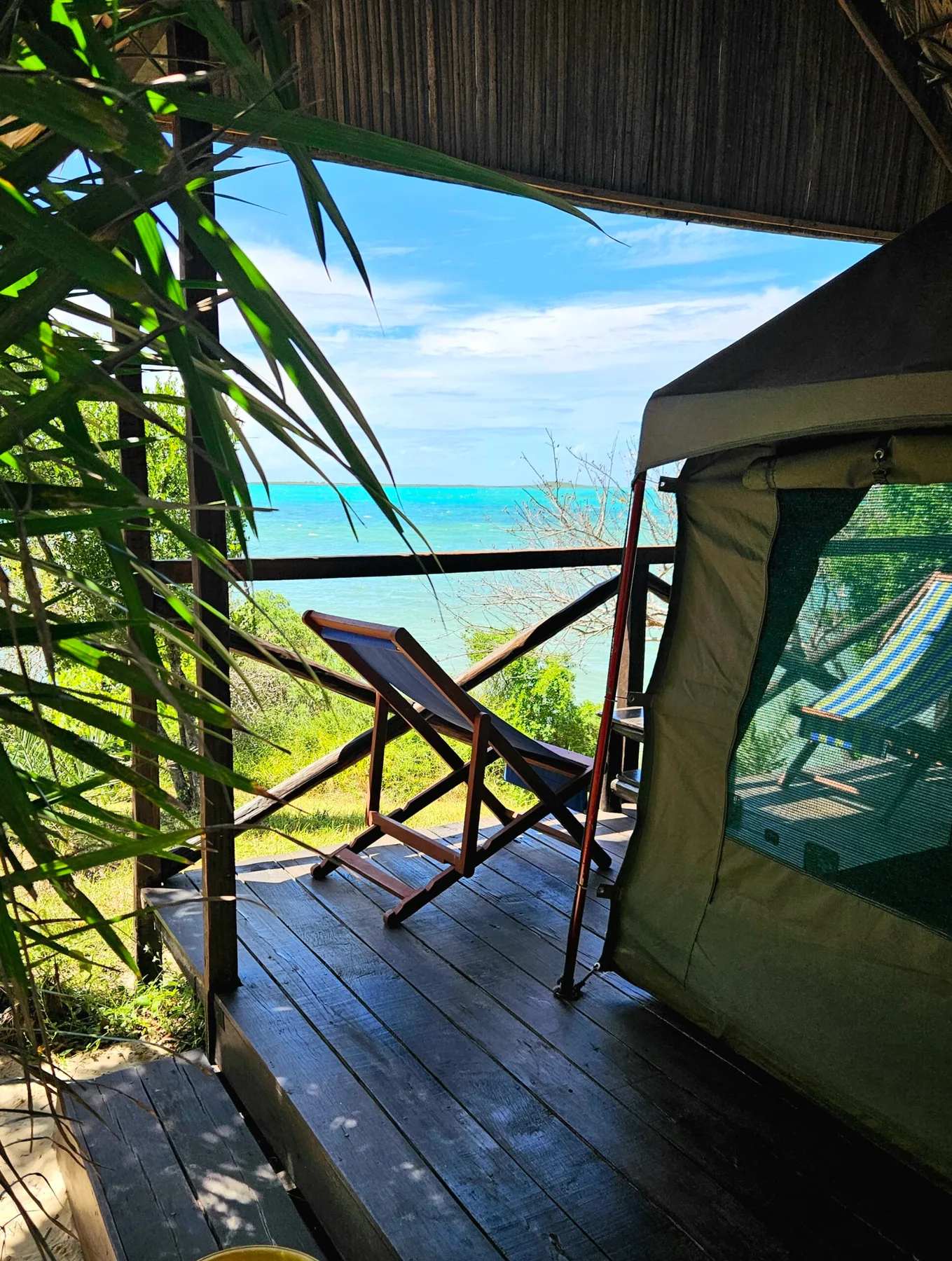 Lagoon view from the bungalow