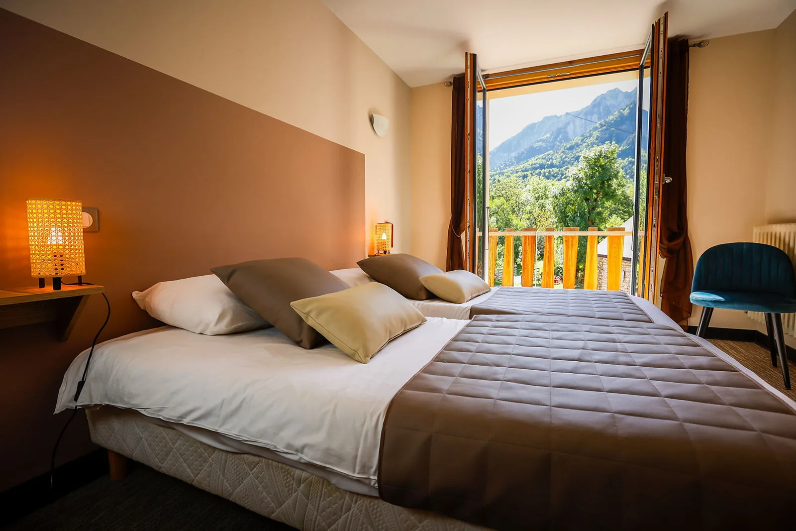 Guest room at Au Gai Soleil
