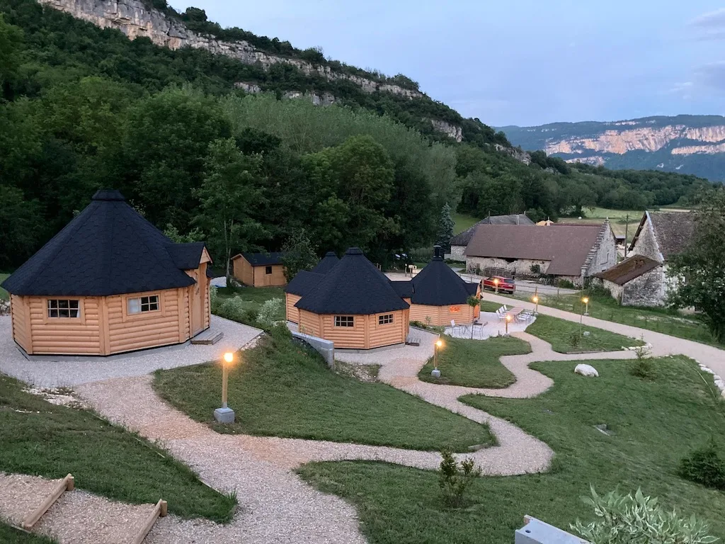 The kotas at dusk
