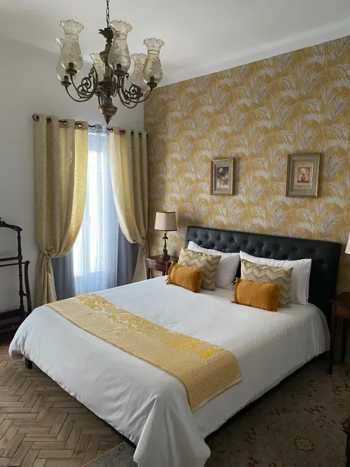 Habitación superior con cama king en Patio Da Villa.