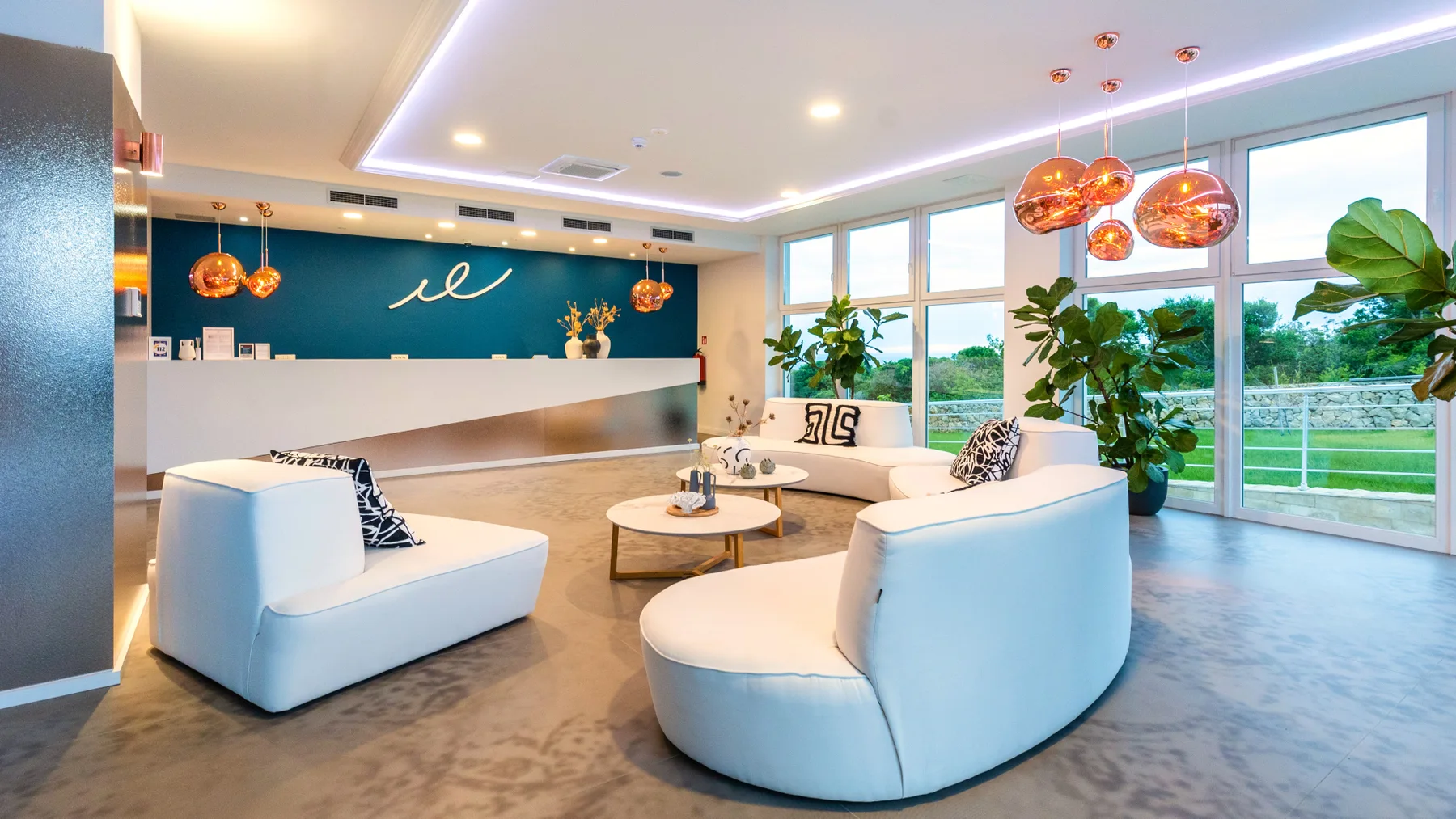 Recepción del hotel