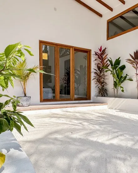 Habitación con vistas al jardín