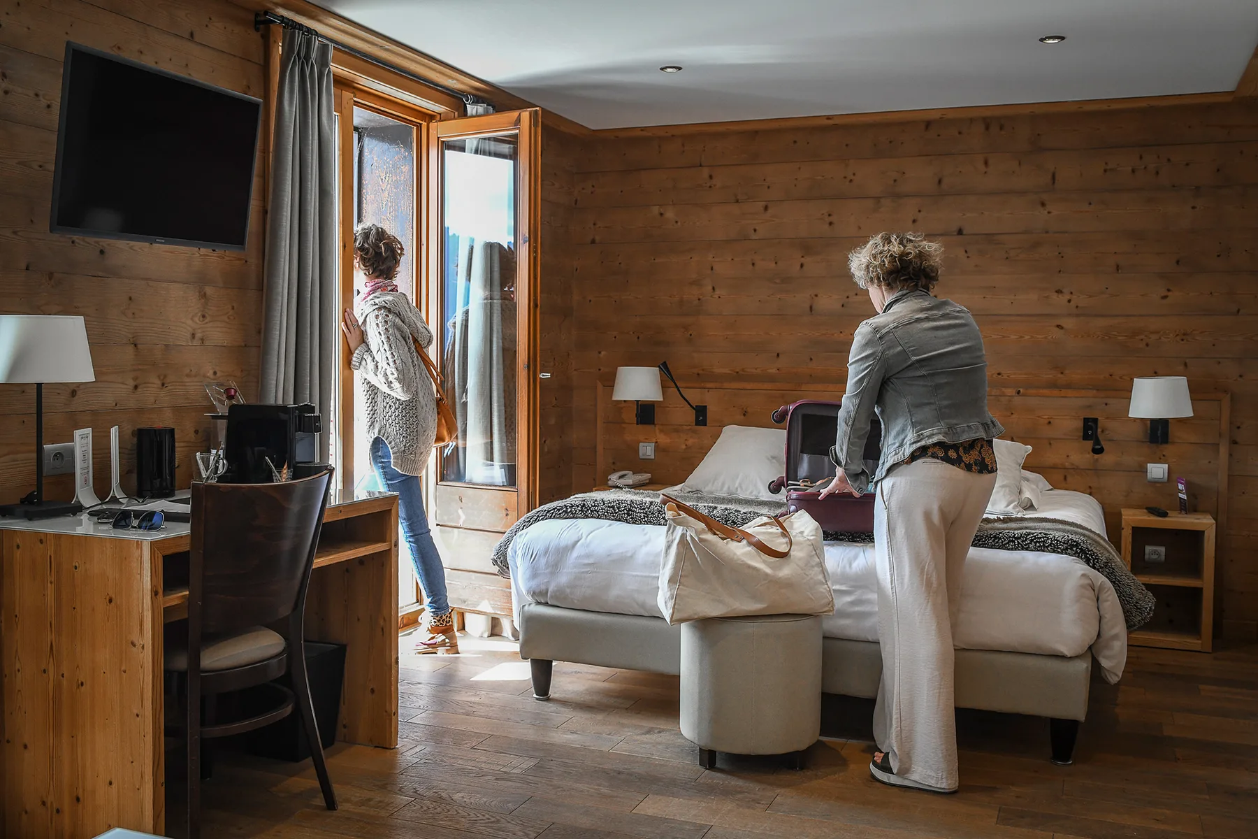 Room with mountain view and terrace