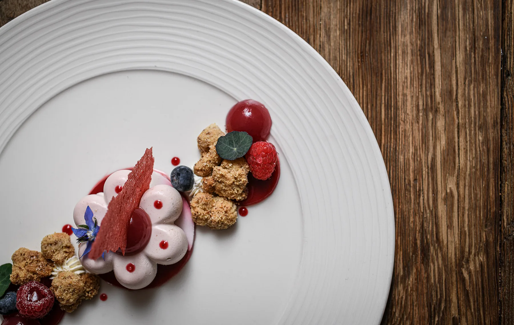 Dessert by chef Sébastien Trincaz