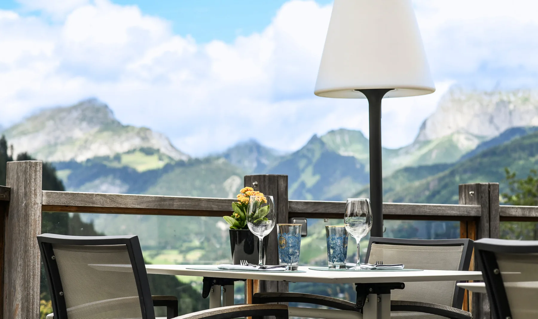 Terrace at Fleur de Neige
