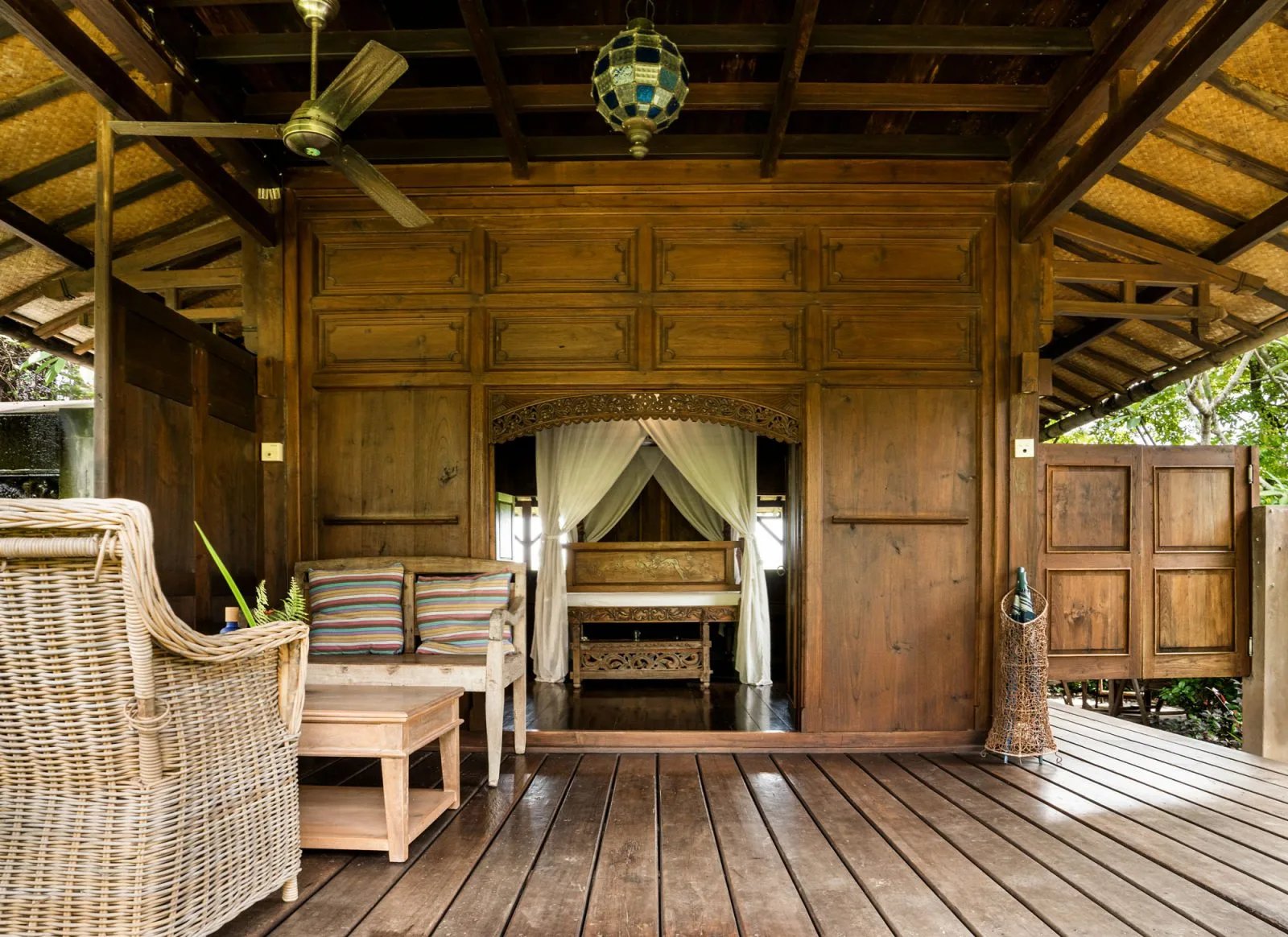 La fachada del bungaló 1 de Yabbiekayu