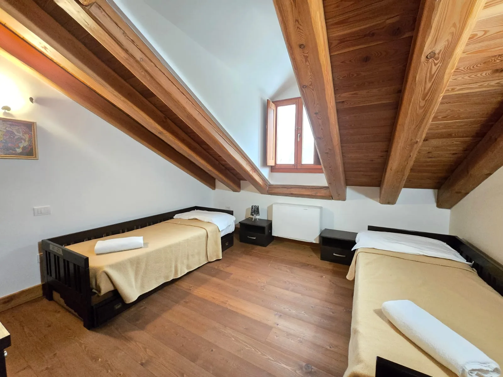 Three-room apartment bedroom