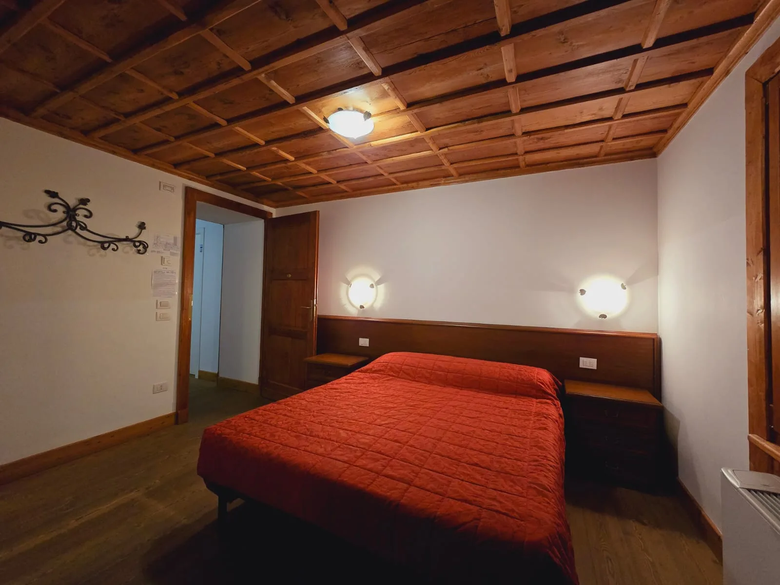 Three-room apartment bedroom