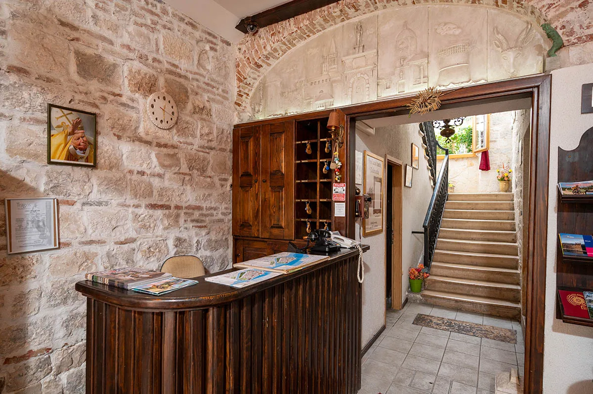 Recepción del hotel