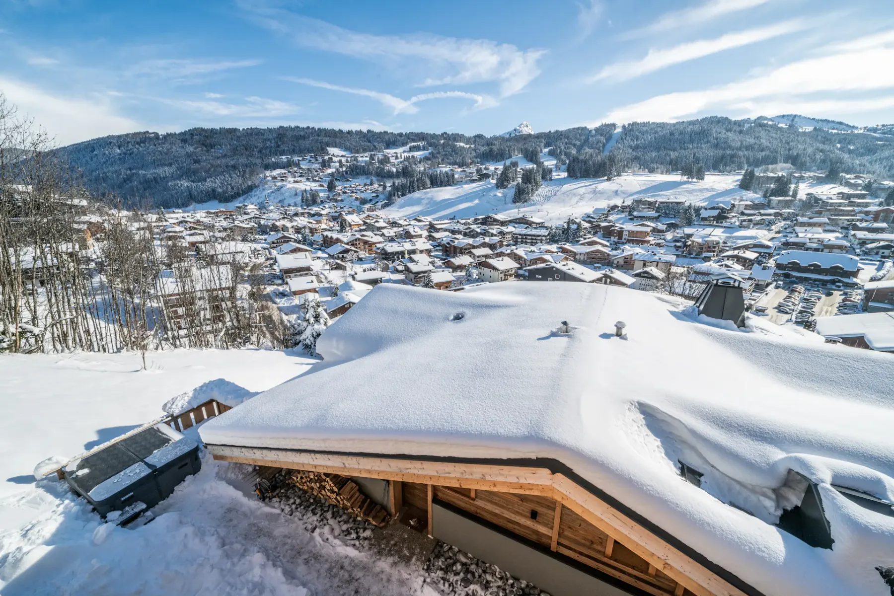 Exterior building mountain views chalet Floquet de Neu Les Gets
