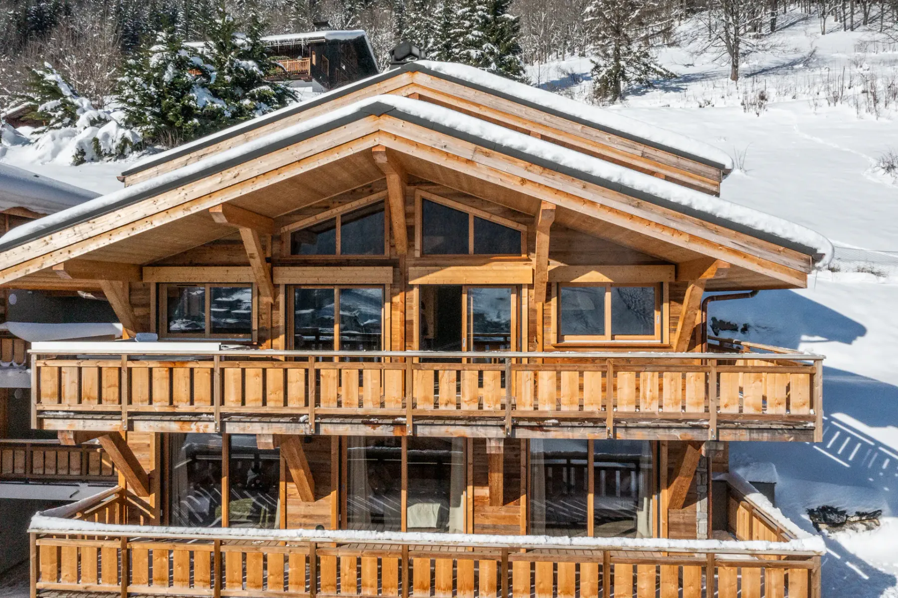 Exterior building mountain views chalet Floquet de Neu Les Gets