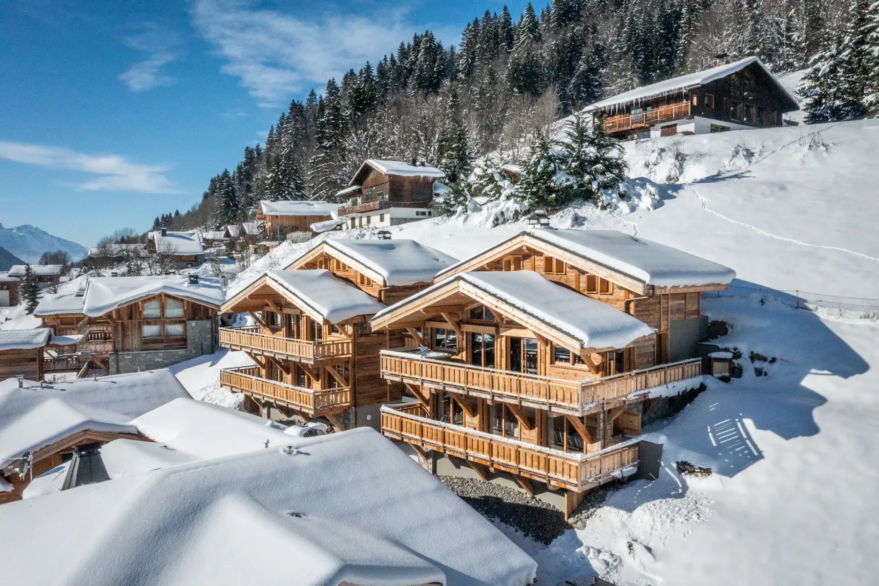 Exterior building mountain views chalet Floquet de Neu Les Gets