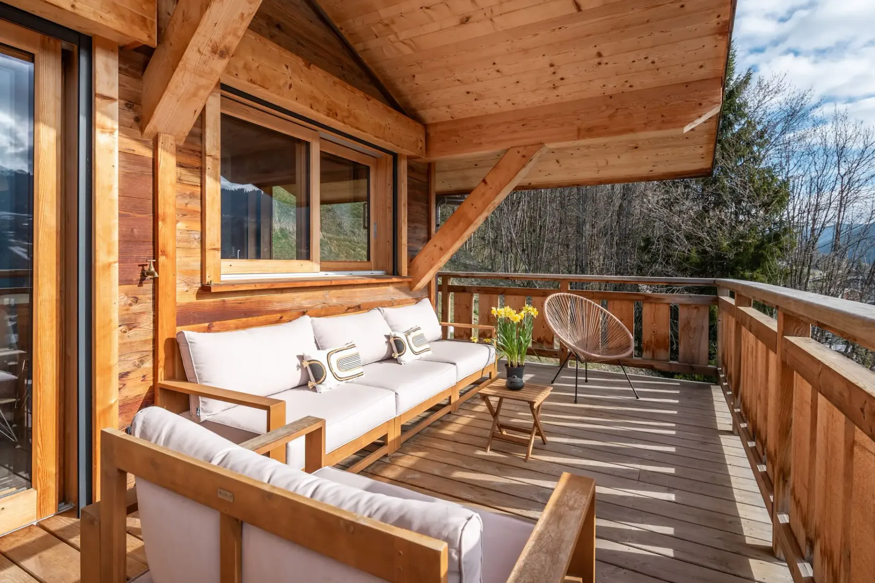 Large terrace mountain views mountain views chalet Floquet de Neu Les Gets