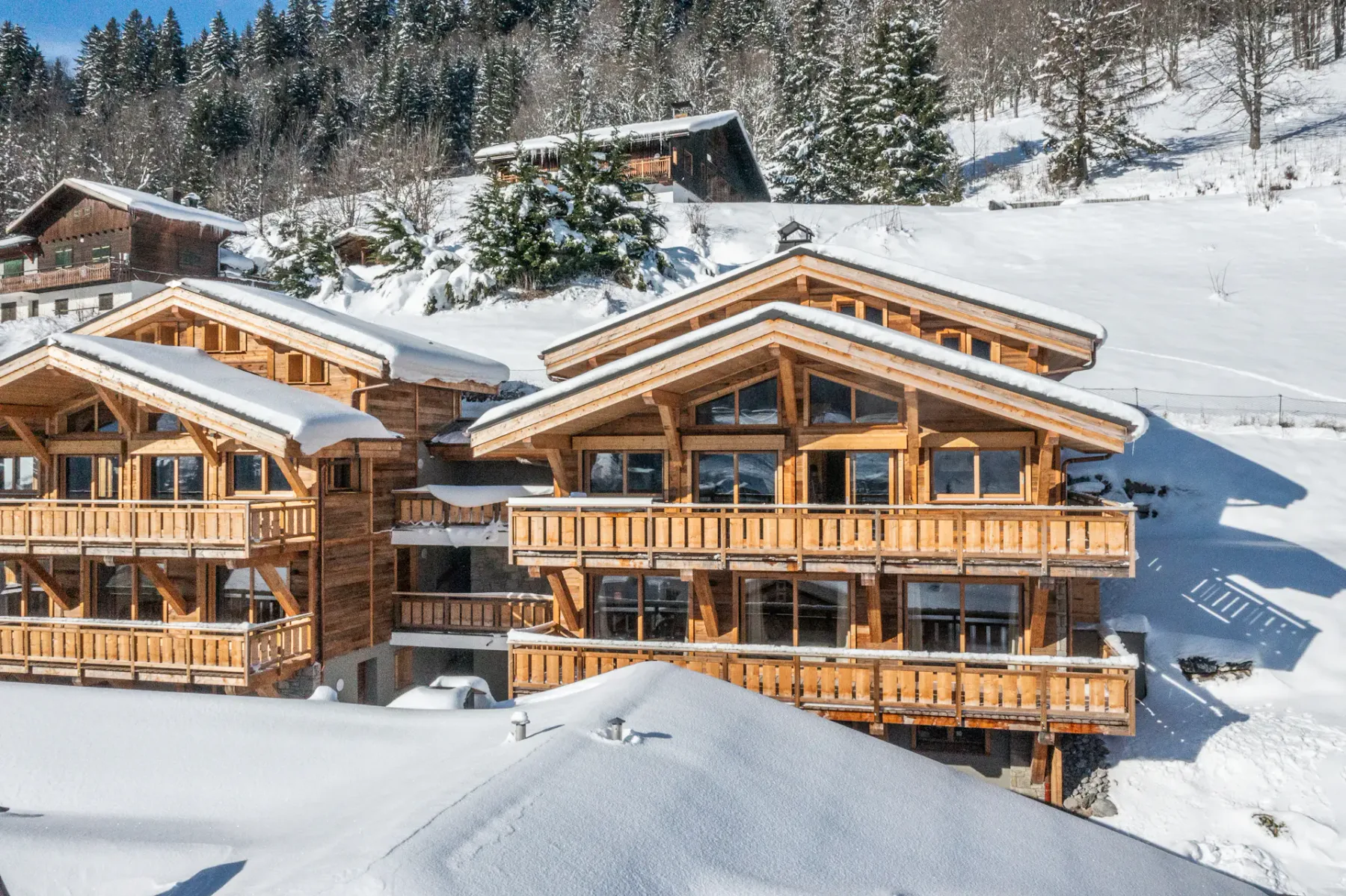 Exterior building mountain views chalet Floquet de Neu Les Gets