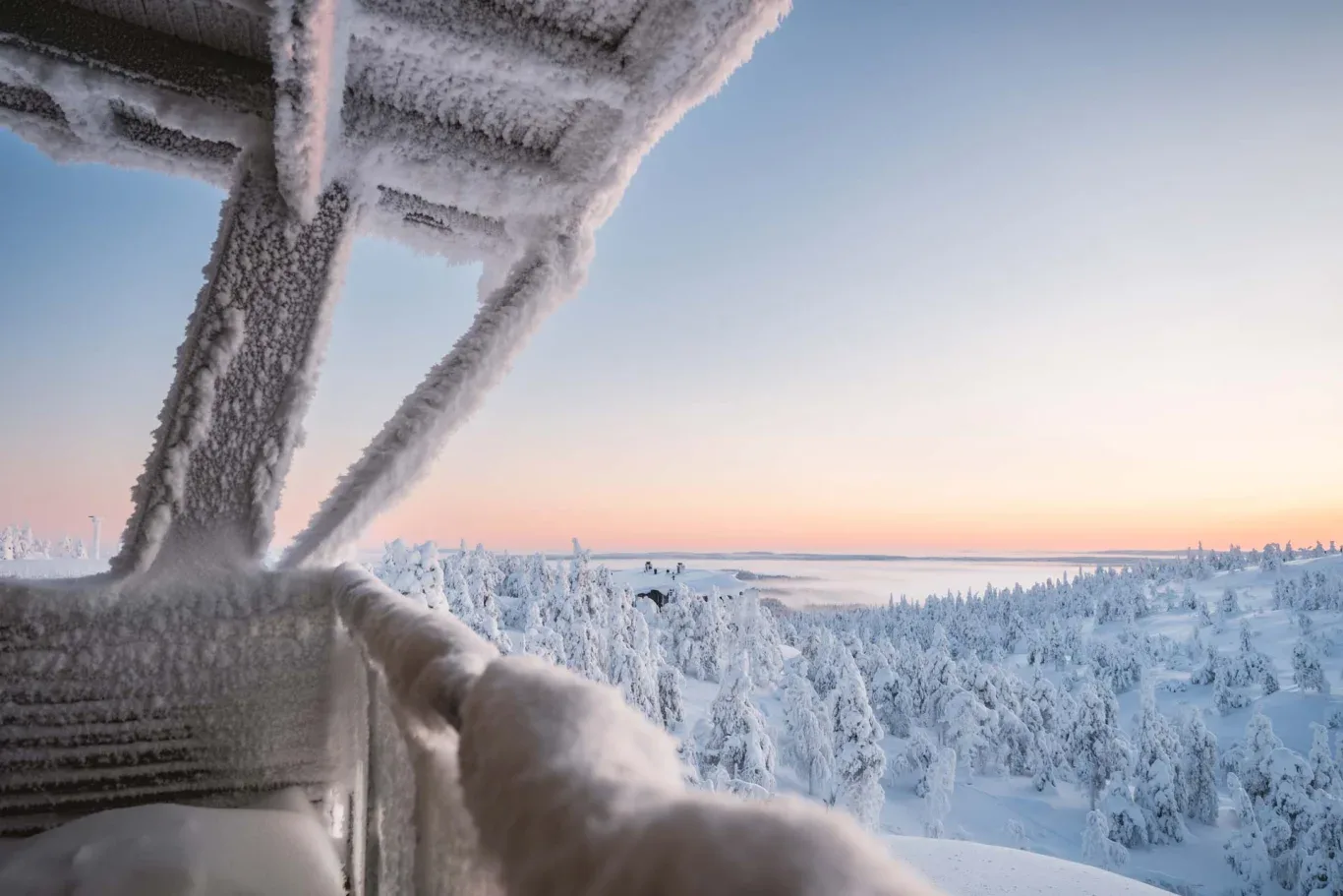 Ruka Peak en invierno