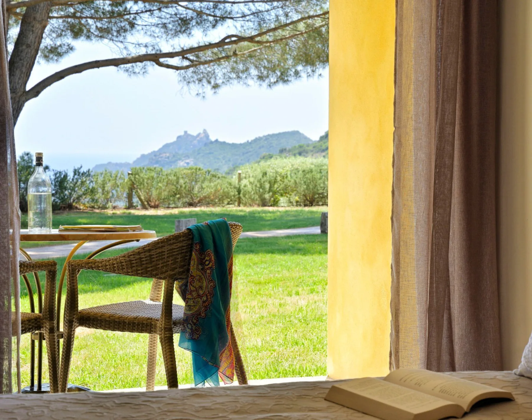 Hotel overlooking Roccapina in Sartène