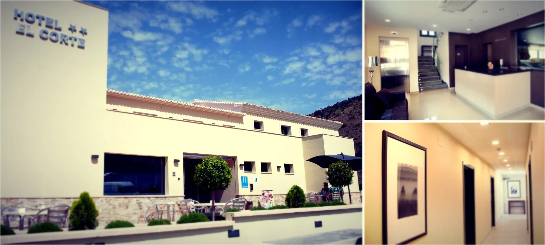 Hotel and restaurant exterior