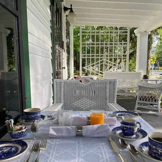Breakfast room and terrace