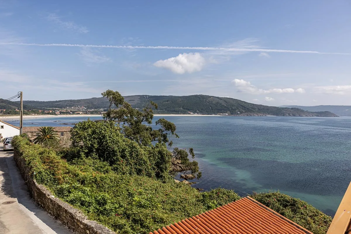 Vista hacia el mar