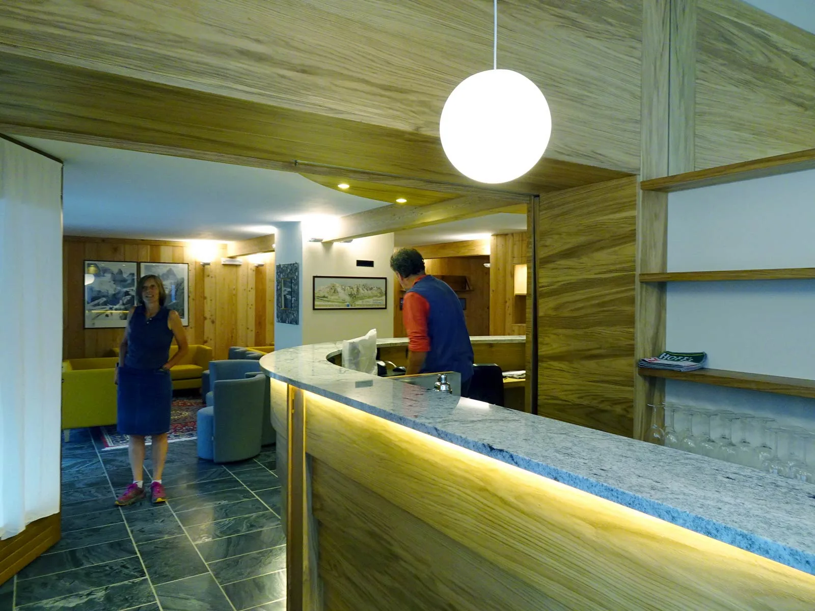 Hotel reception