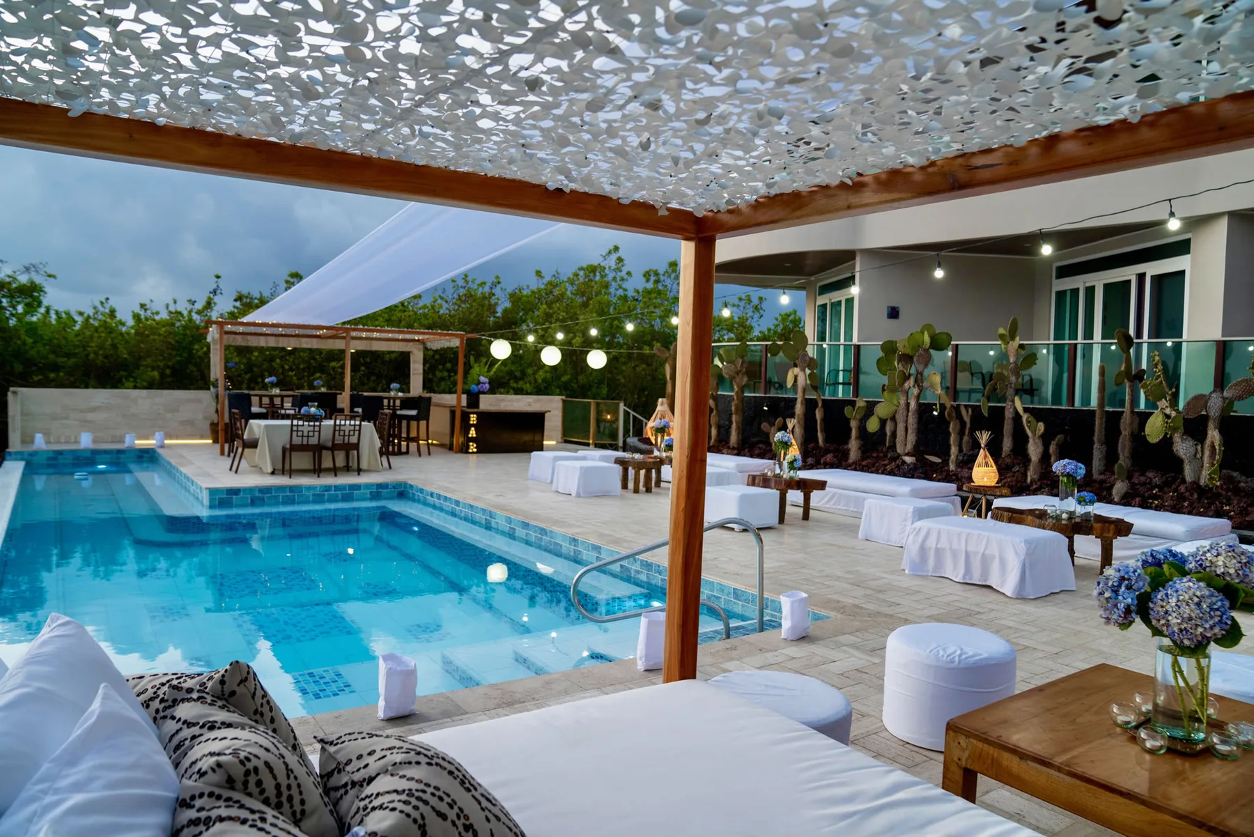 Poolside loungers