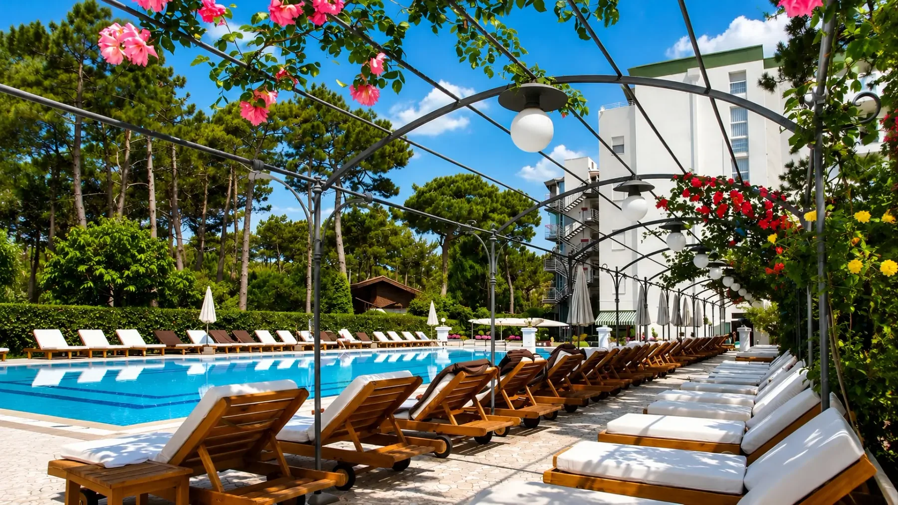 Pool and garden