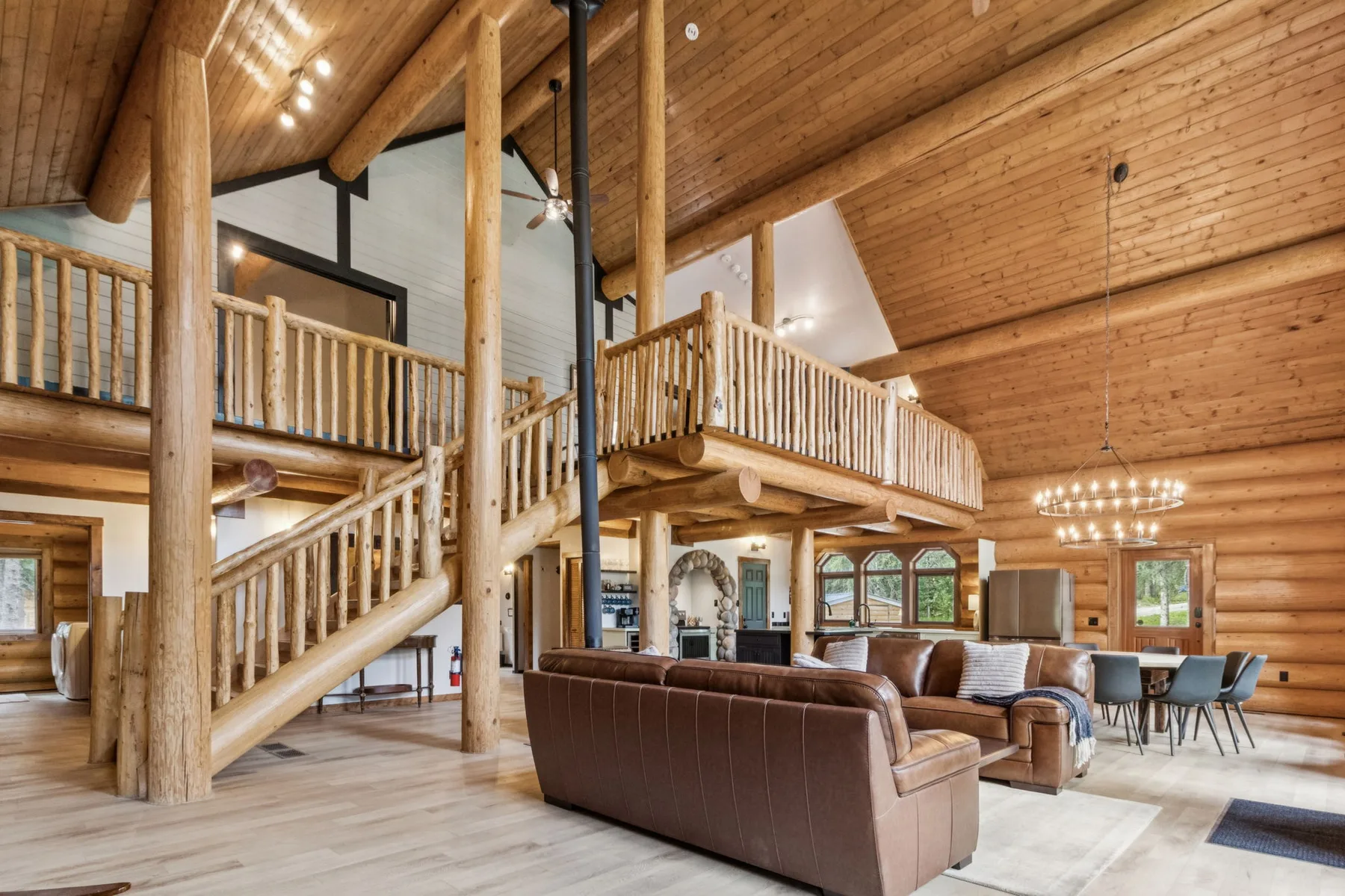 Nordegg Timber Estate – Luxury Log Home Retreat