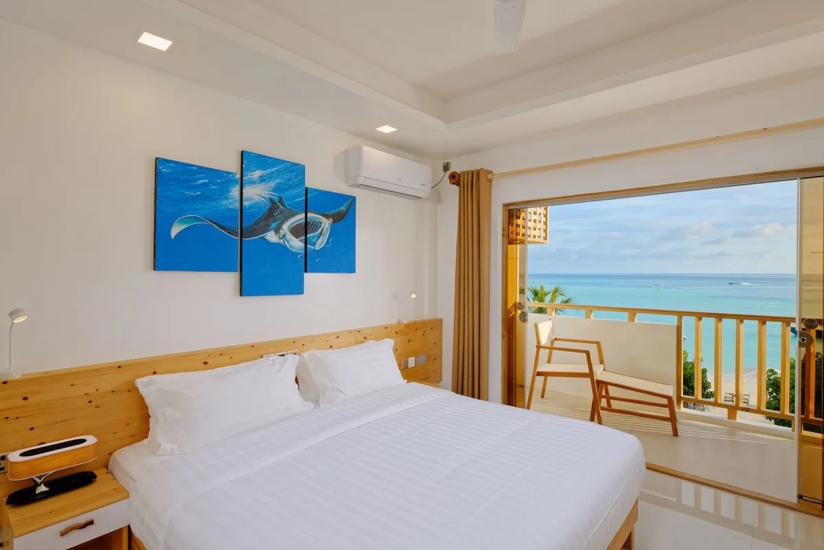 Habitación Deluxe con vistas al mar y balcón