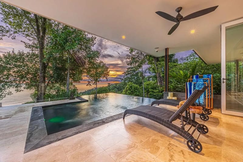 Luxury 3BR Rainforest Villa w/ Oceanview Pool