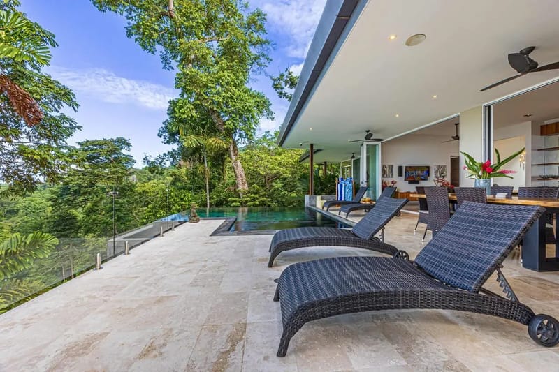 Luxury 3BR Rainforest Villa w/ Oceanview Pool
