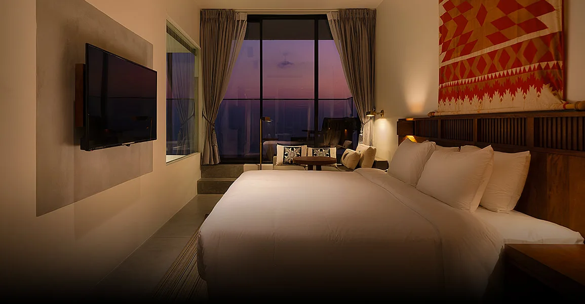 Habitación deluxe con vistas al mar, bañera y terraza