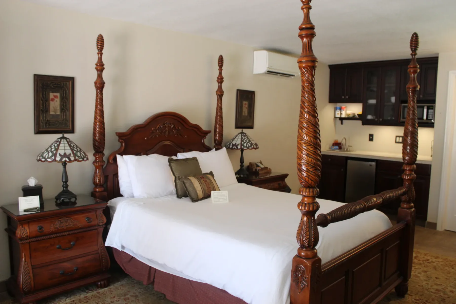 Interior de la suite del lodge