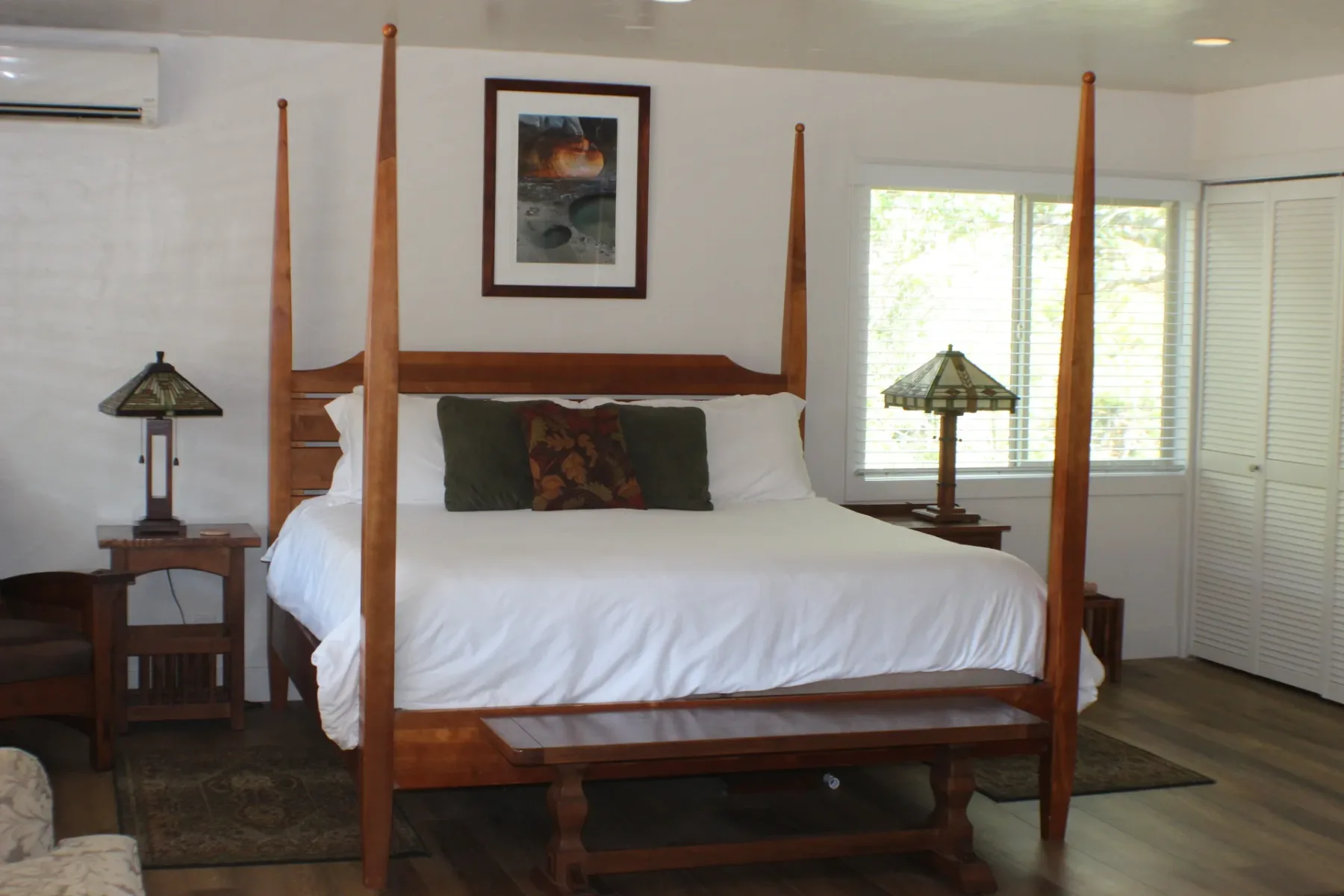 Interior de la suite del lodge