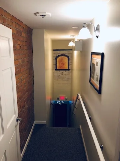 Room 1 hallway