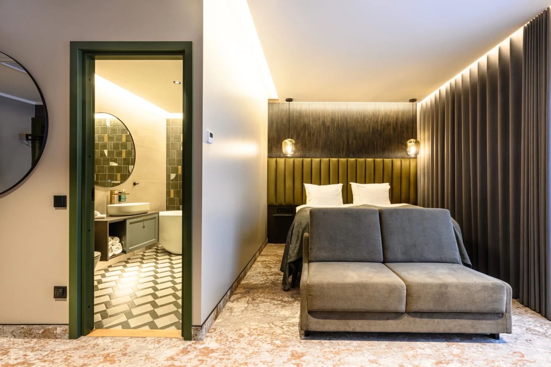 Asientos de la habitación Deluxe