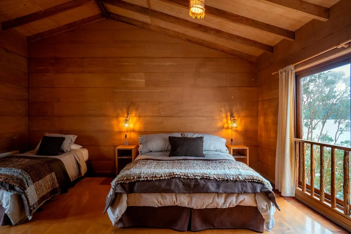Triple room at Palafito Cucao Lodge