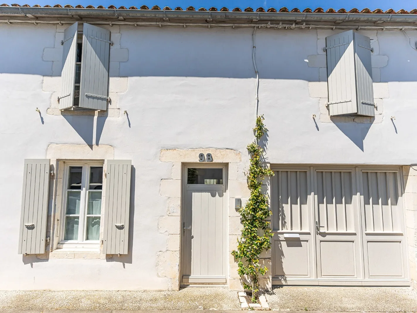 Exterior de la casa de huéspedes
