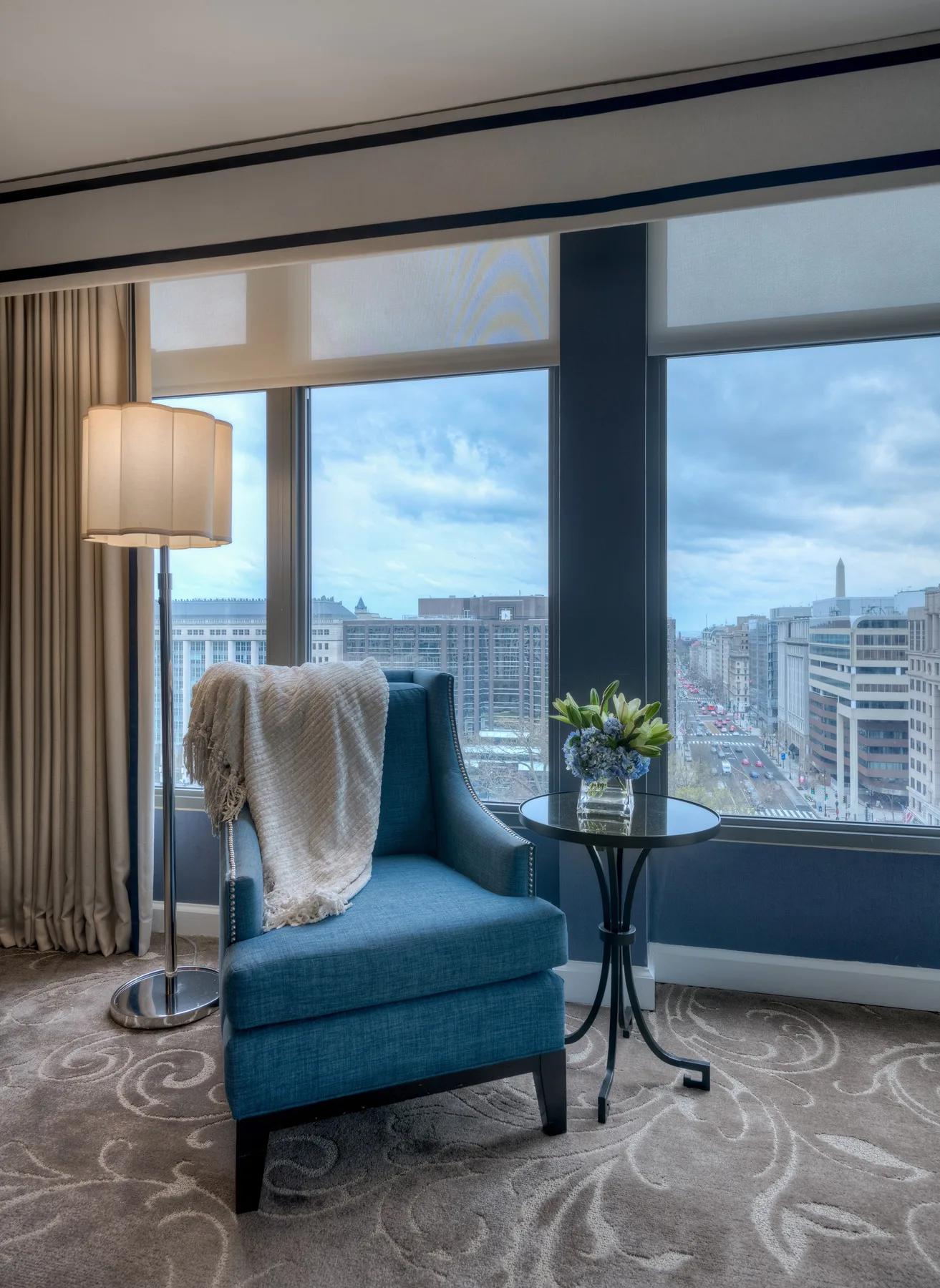 Suite de esquina con vistas al centro de Washington