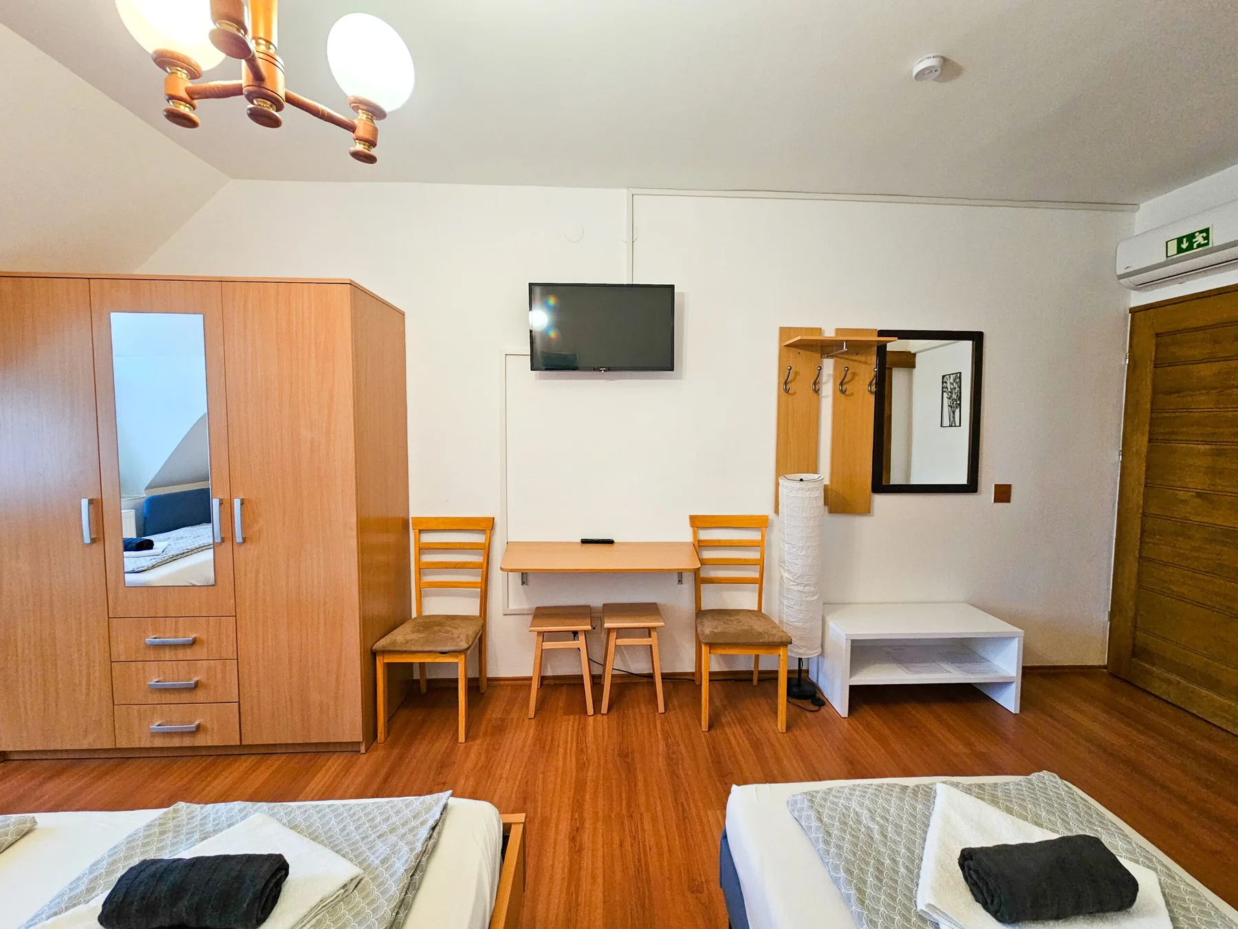 Four-bed room
