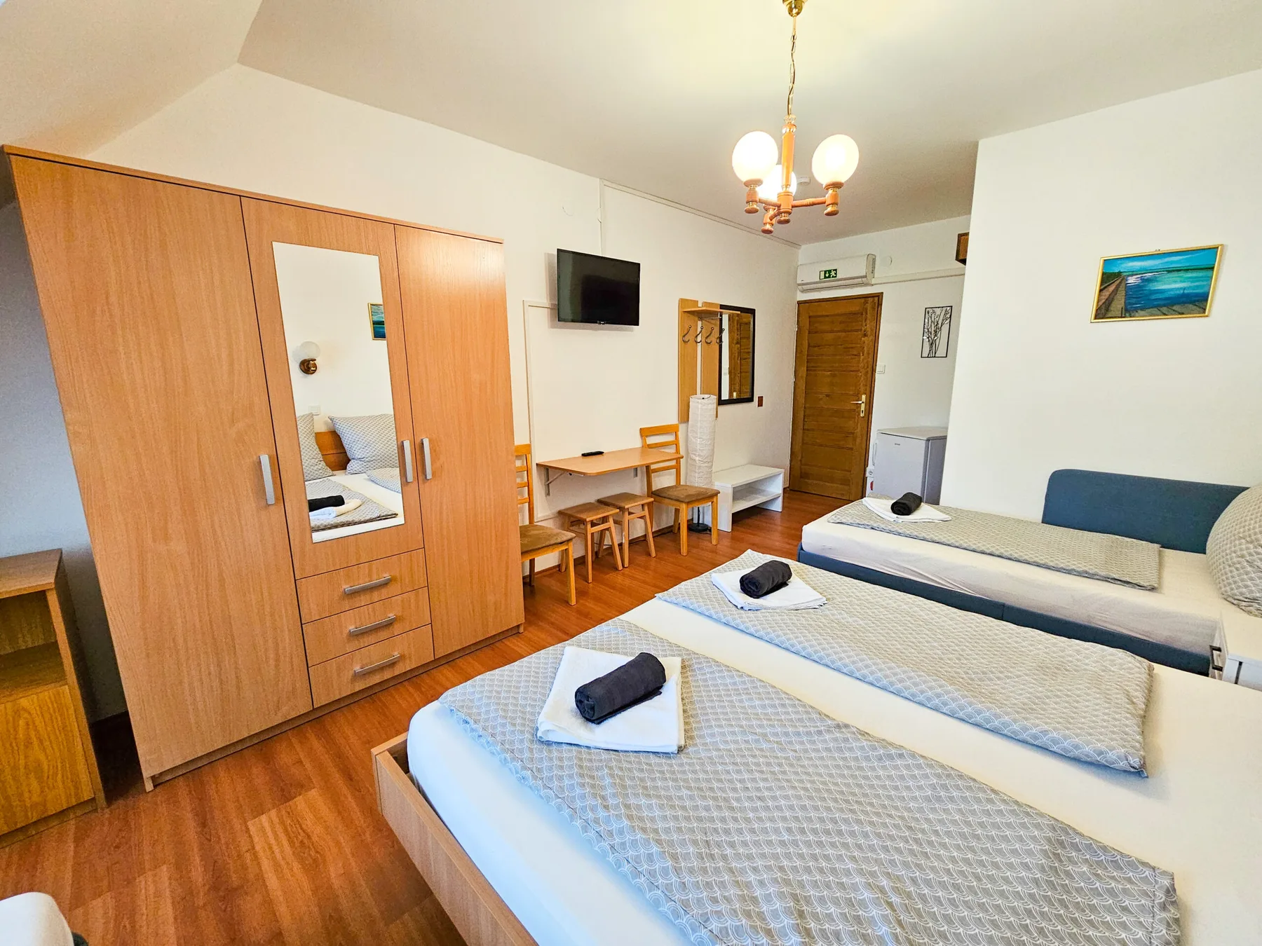 Four-bed room