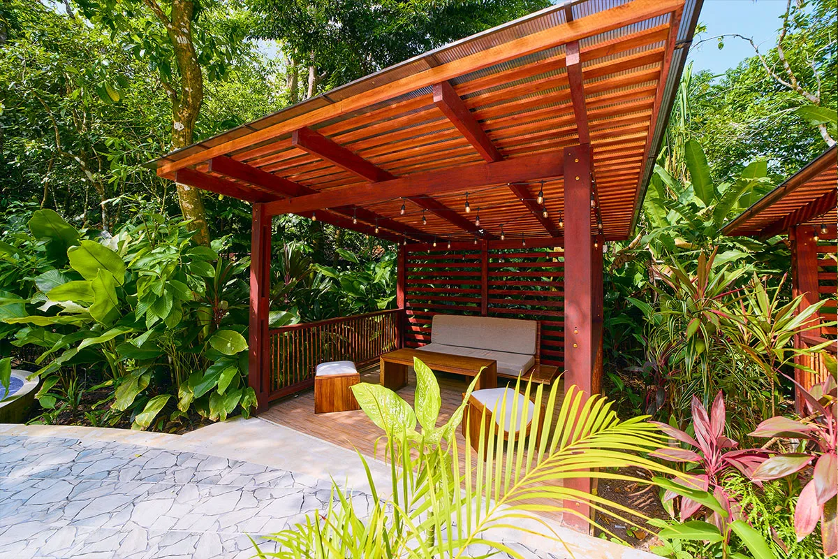 Exterior de la suite con piscina privada