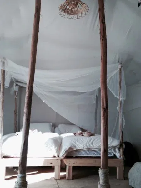 Interior de una jaima