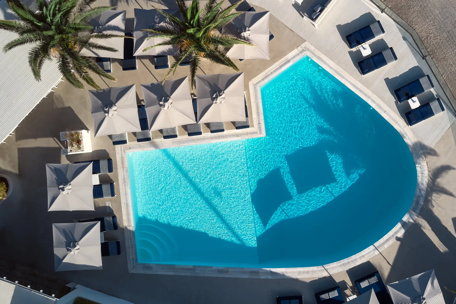 Zona de piscina del Ios Palace Hotel