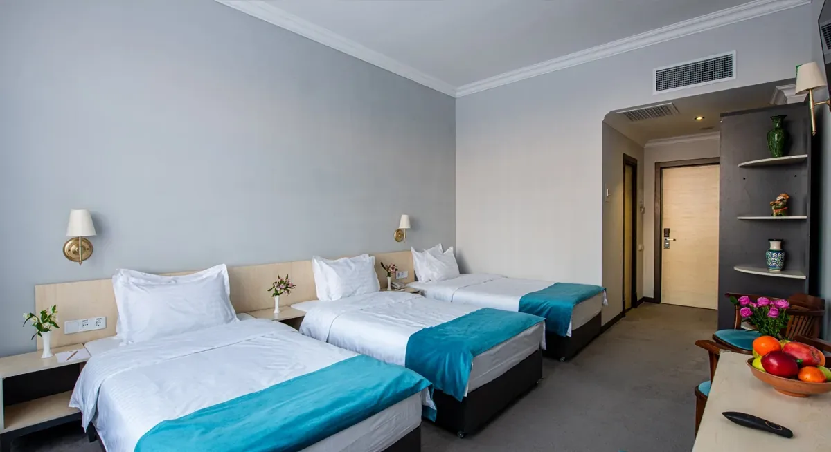 Room with an extra bed