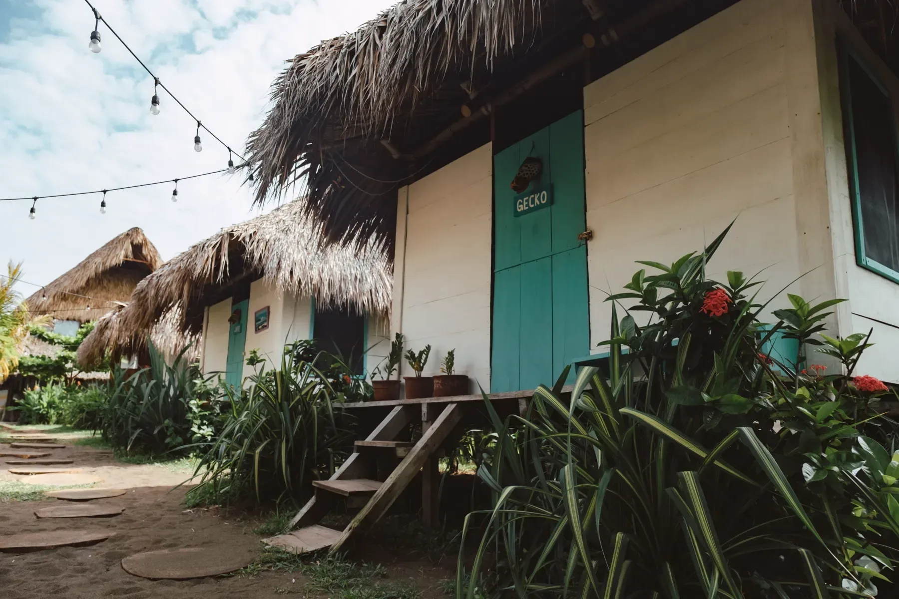 Open-air bungalows