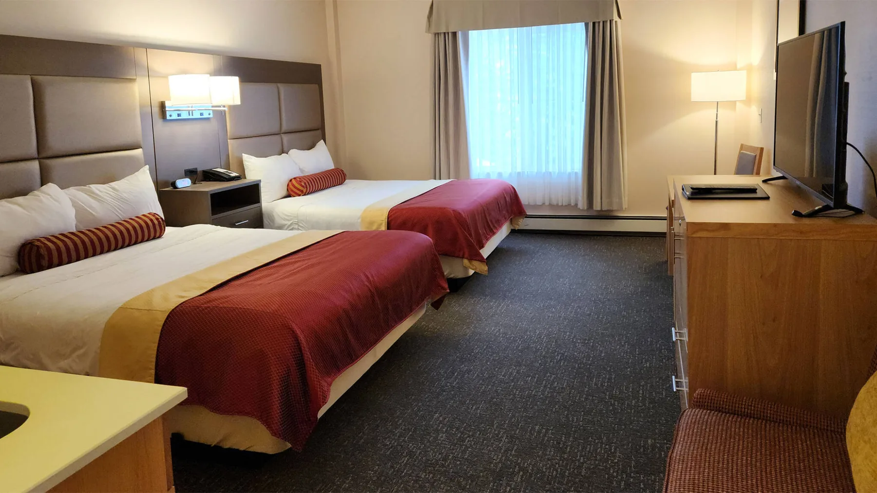 Estudio Comfort con dos camas queen size