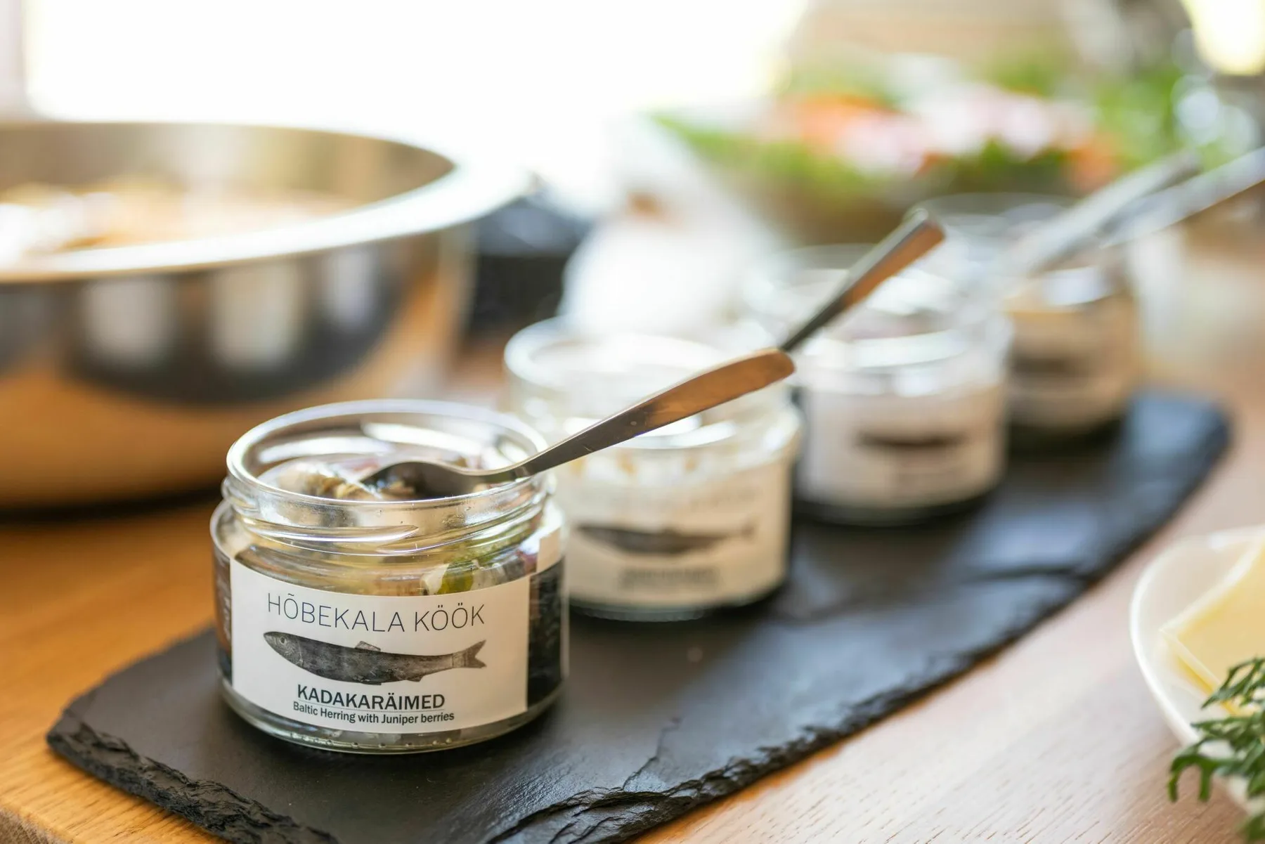 Hõbekala sprats served at the guesthouse