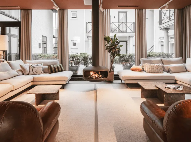 Lounge at Strandhotel Domburg