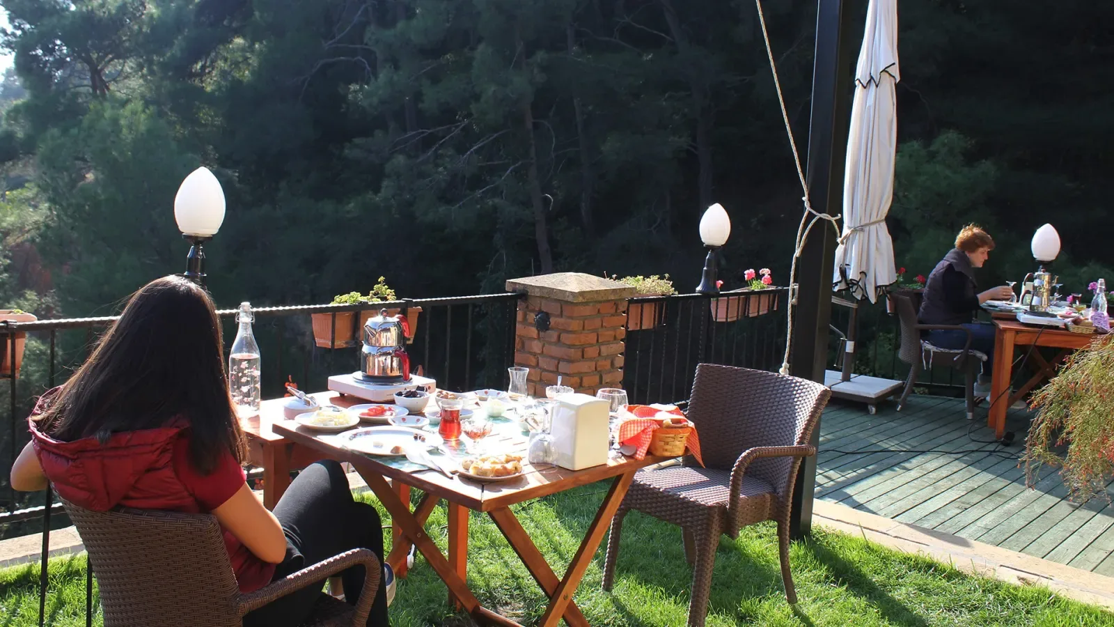 Erguvanlı Ev vista desde el jardín